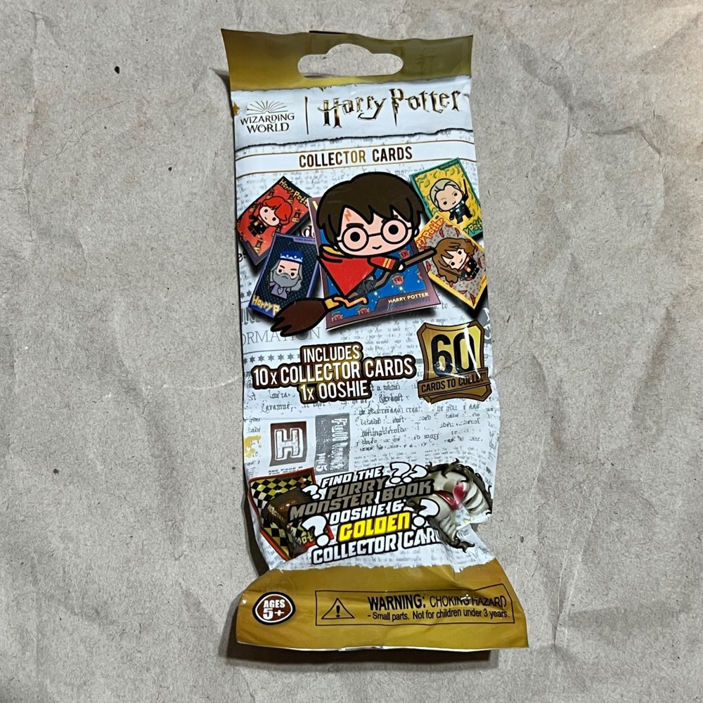 Harry Potter Collector Cards Mystery Pack Gold Ooshie Series 2023 Bullsitoy
